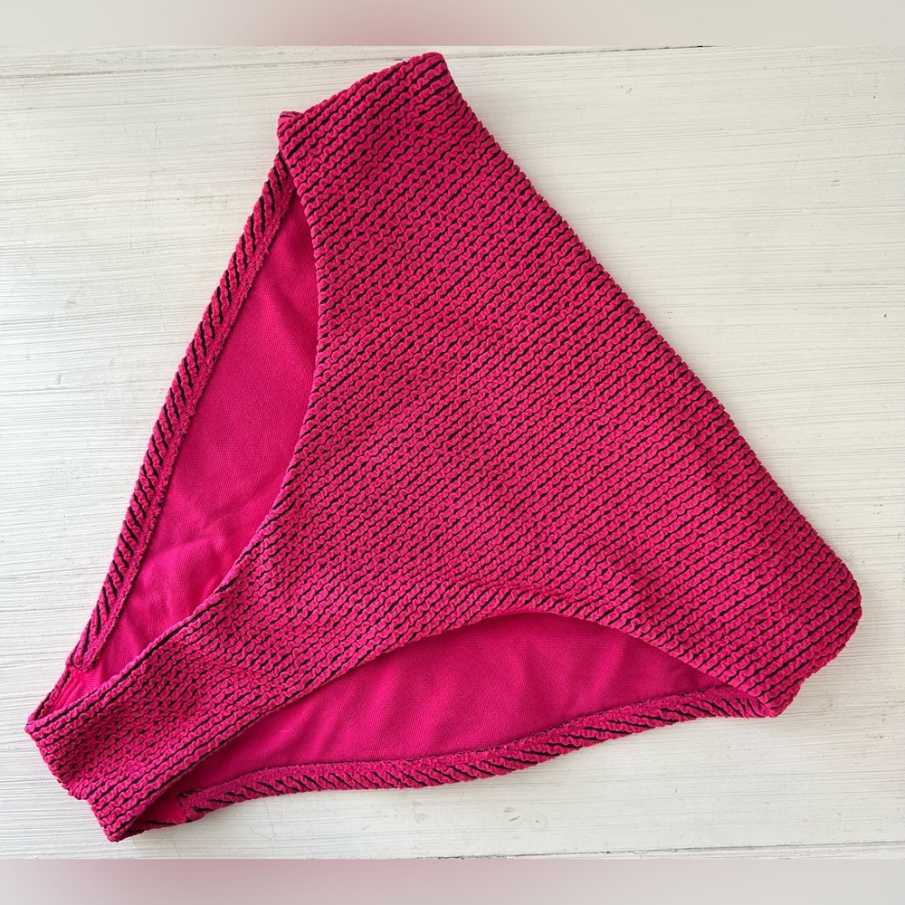 Tabitha Brown for Target Pink Textured Bikini Set - Picture 3 of 6